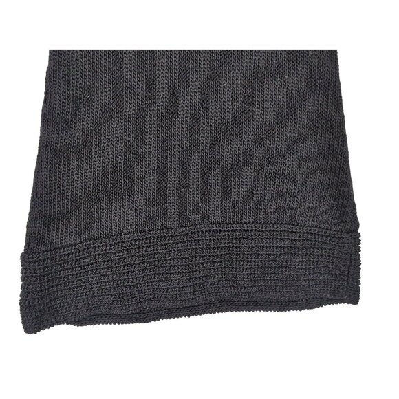 Club Monaco Knit Tank Top Women S Black Racerback Linen Blend Minimalist Capsule - Picture 3 of 8